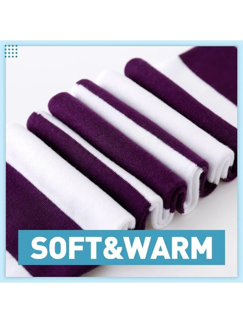Extra Long Cotton Stripe Thigh High Socks | Over the Knee Fashion Socks